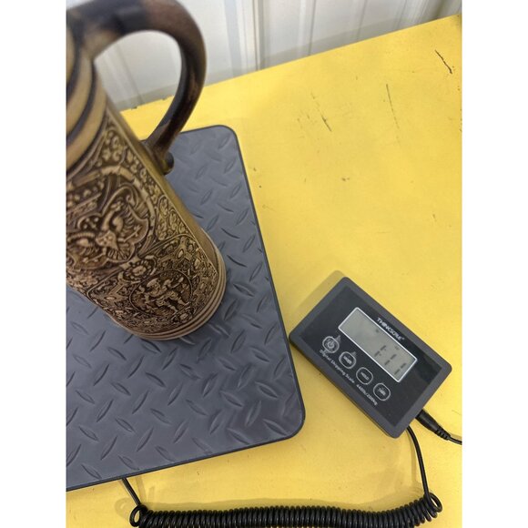 Vintage Tall Gerz German Beer Stein Graffen V Dhavn Family Crest Stone NO LID - Picture 11 of 11